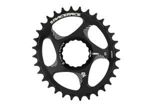 Зірка RaceFace CINCH, DM, OVAL, 32T, Black, 10-12s