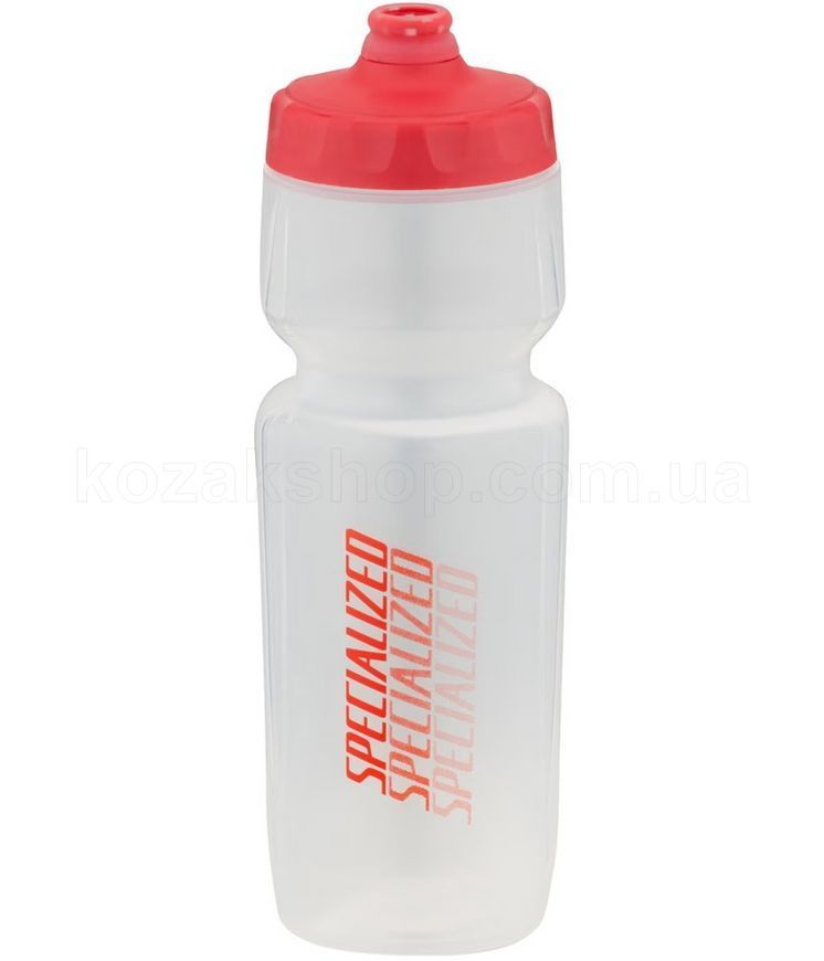 Фляга Specialized Purist Hydroflo Fixy Bottle [SBC TRANS/RED DIFFUSE], 680 мл (44319-2340)