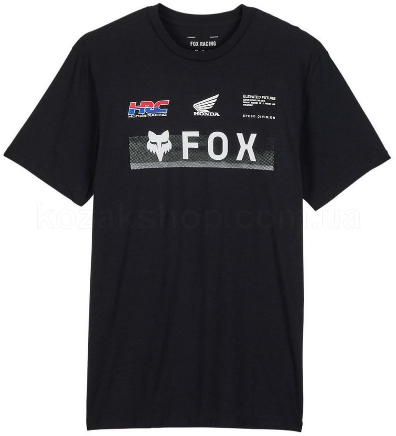 Футболка FOX X HONDA PREMIUM TEE [Black], M