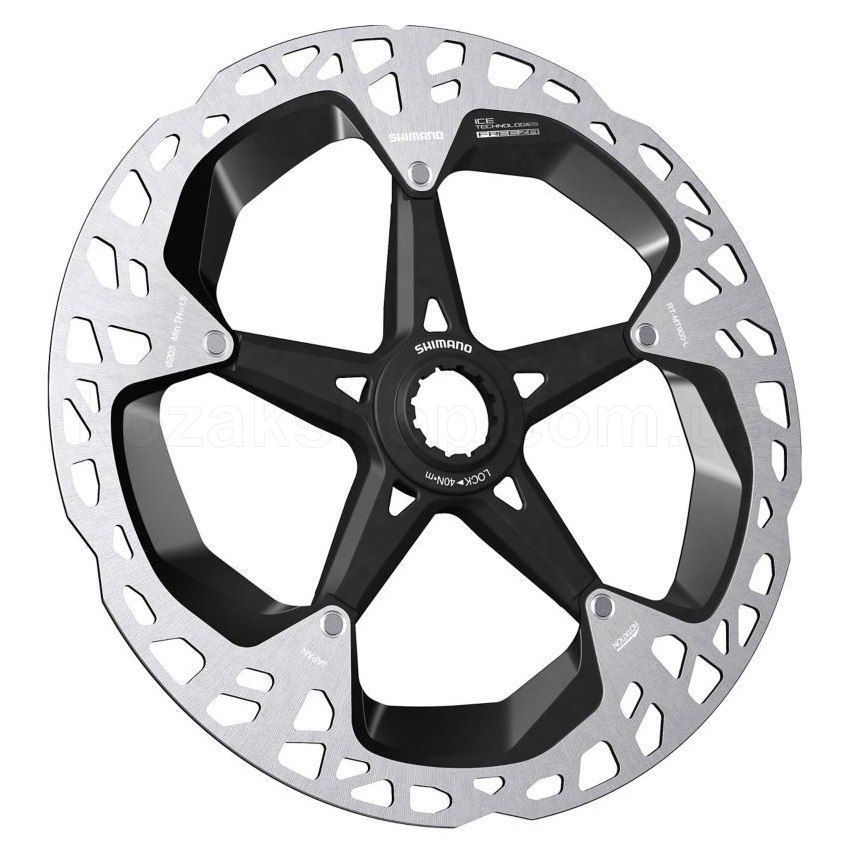 Гальмівний ротор Shimano RT-MT900-L, 203мм, Ice-Tech FREEZA Center Lock internal