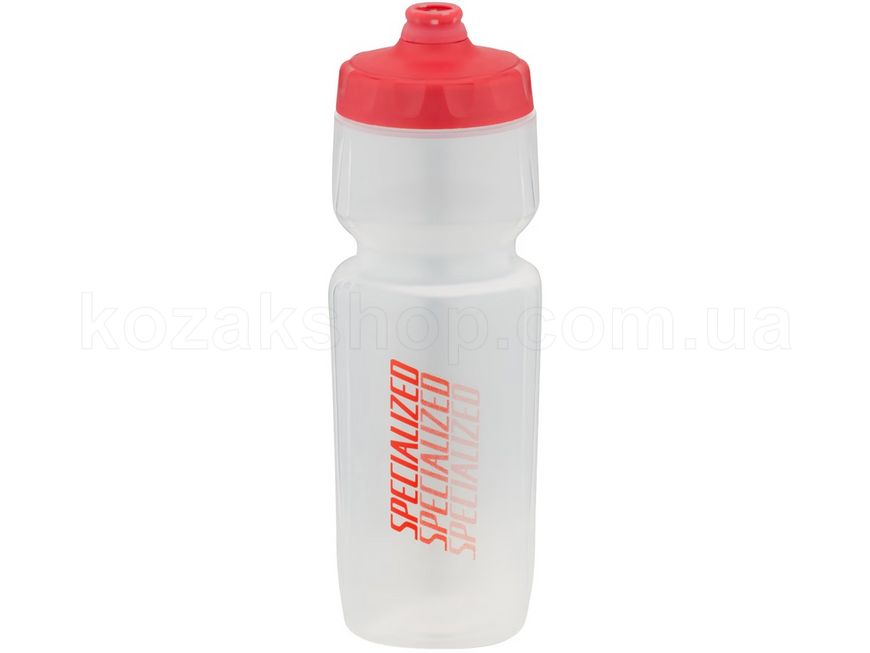 Фляга Specialized Purist Hydroflo Fixy Bottle [SBC TRANS/RED DIFFUSE], 680 мл (44319-2340)