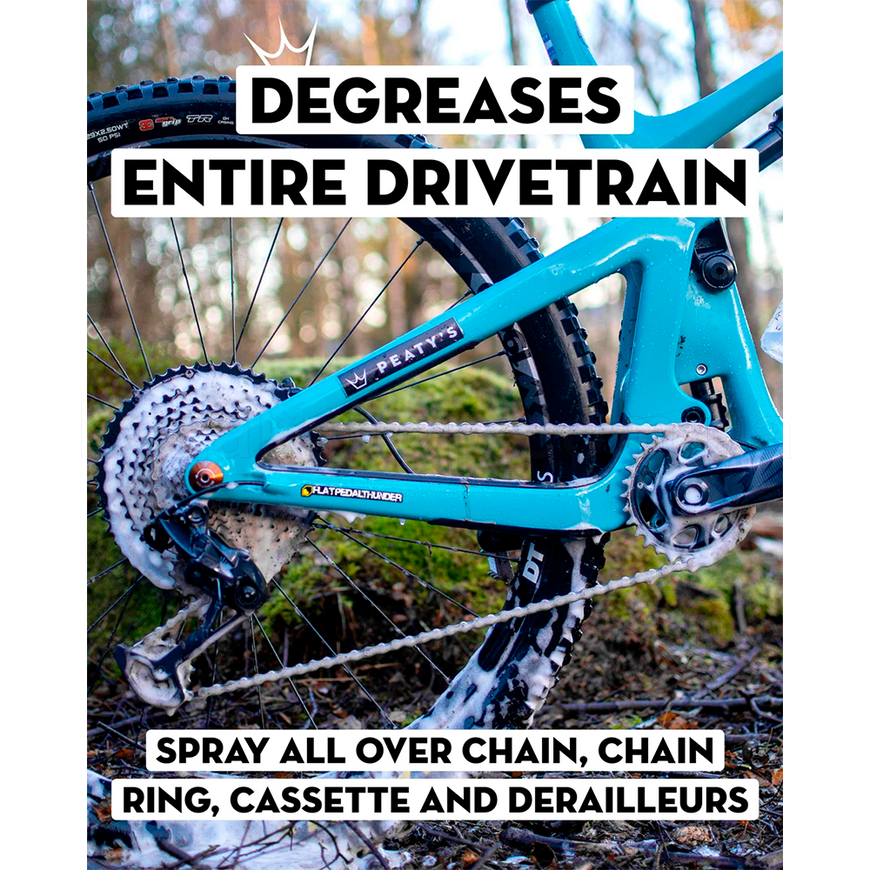 Дегризер для трансмісії велосипеда Peaty's Foaming Drivetrain Degreaser, 500ml