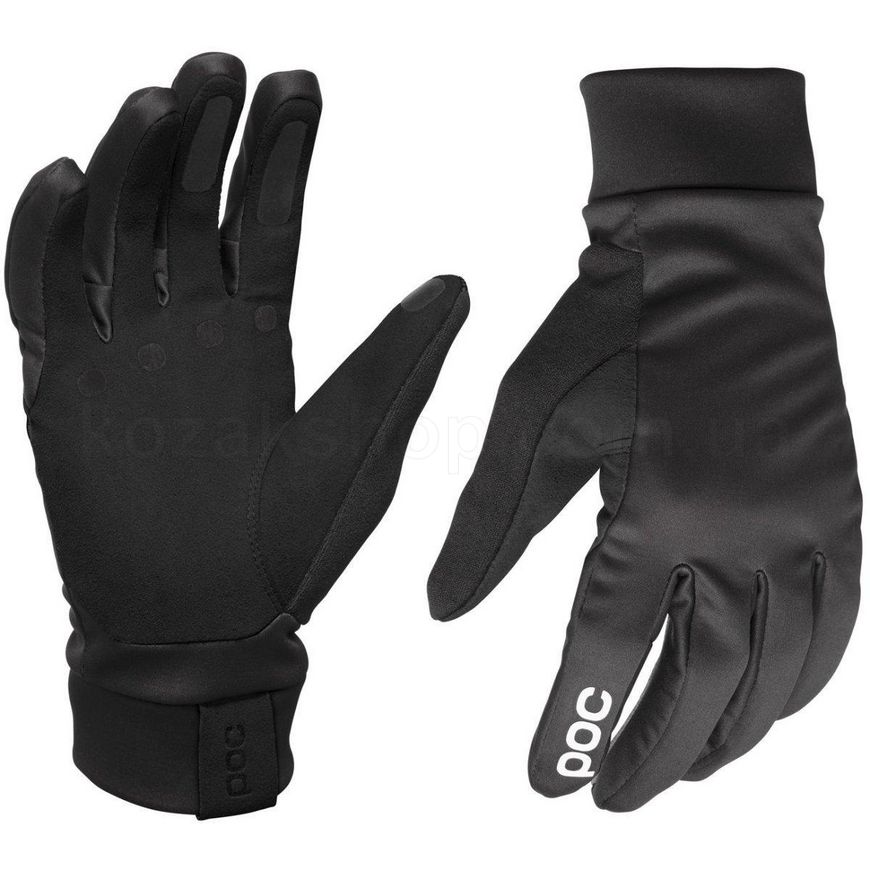 Зимние вело перчатки POC Essential Softshell Glove (Uranium Black, M)
