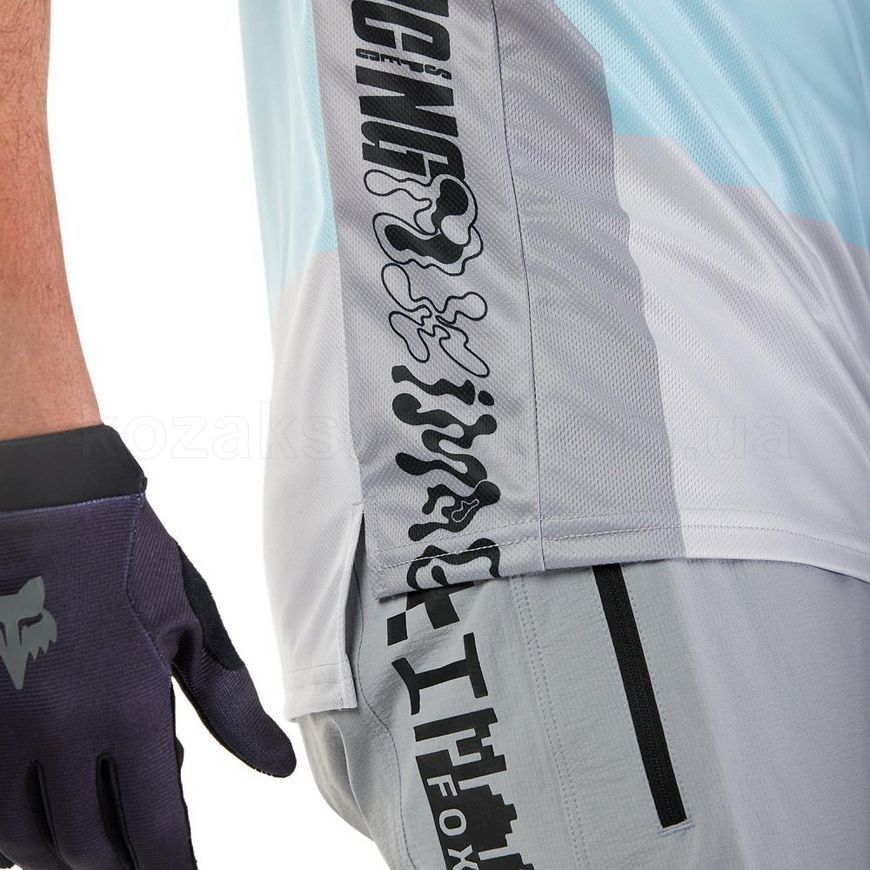 Вело джерси FOX RANGER SS Jersey - GRID [Steel Gray], L