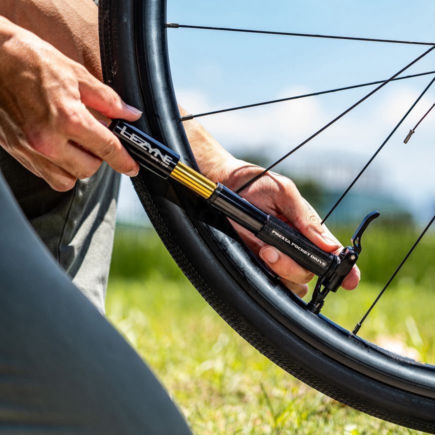 Ручной насос LEZYNE PRESTA POCKET DRIVE Черный 160psi