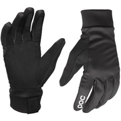 Зимние вело перчатки POC Essential Softshell Glove (Uranium Black, S)