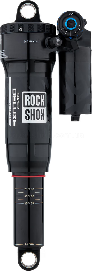 Амортизатор ROCKSHOX Shock Super Deluxe Ultimate RC2T - (210X52.5) Linear Air, 0 Neg/1 Pos Token, LinearReb/LowComp,320lb Theshold, Standard Standard - C1