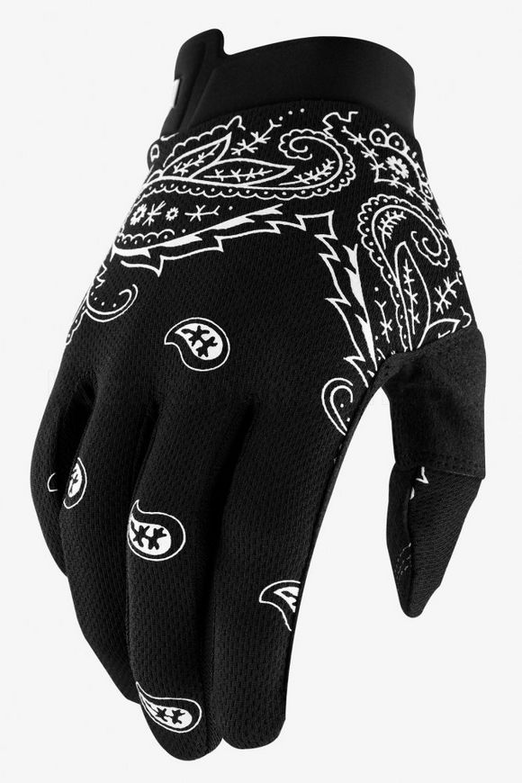 Мото рукавички Ride 100% iTRACK Glove [Bandana], L (10)