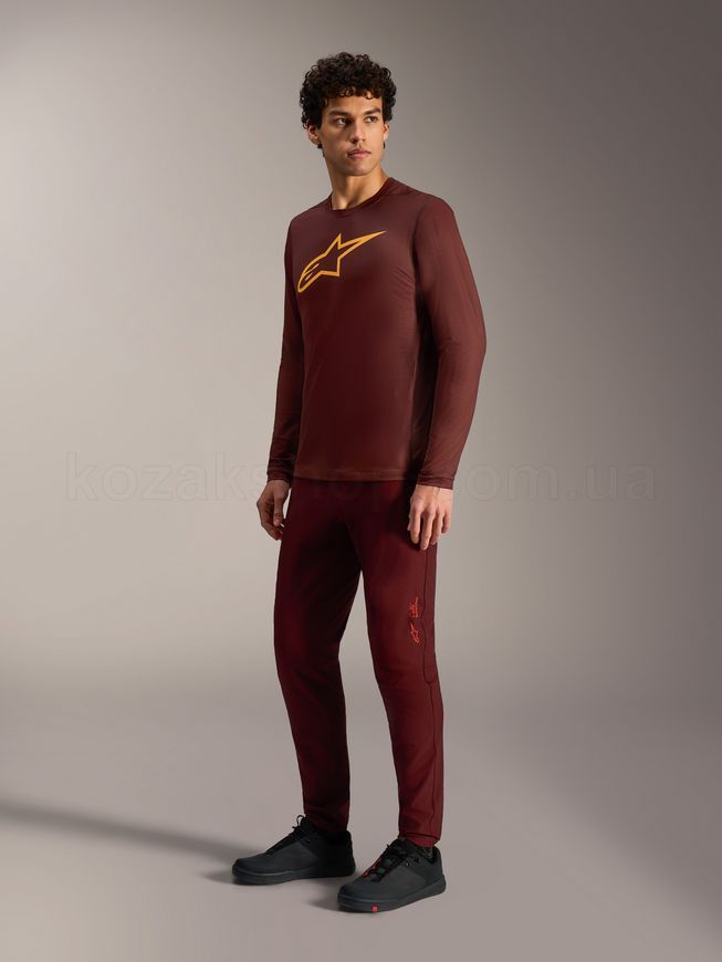 Вело джерси Alpinestars A-Dura Ride LS Jersey [Bordeaux] - S