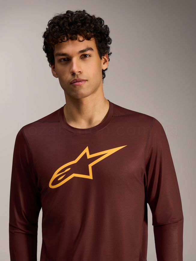 Вело джерси Alpinestars A-Dura Ride LS Jersey [Bordeaux] - S