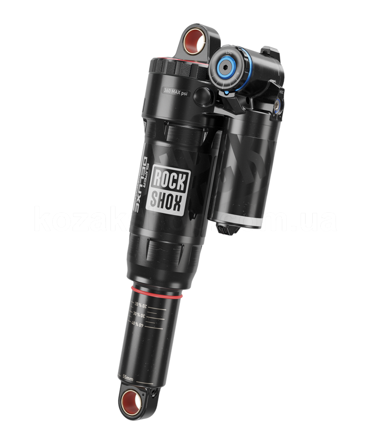 Амортизатор ROCKSHOX Shock Super Deluxe Ultimate RC2T - (210X52.5) Linear Air, 0 Neg/1 Pos Token, LinearReb/LowComp,320lb Theshold, Standard Standard - C1