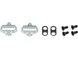 Контактні педалі Shimano PD-T421, Click`R SPD, рамка