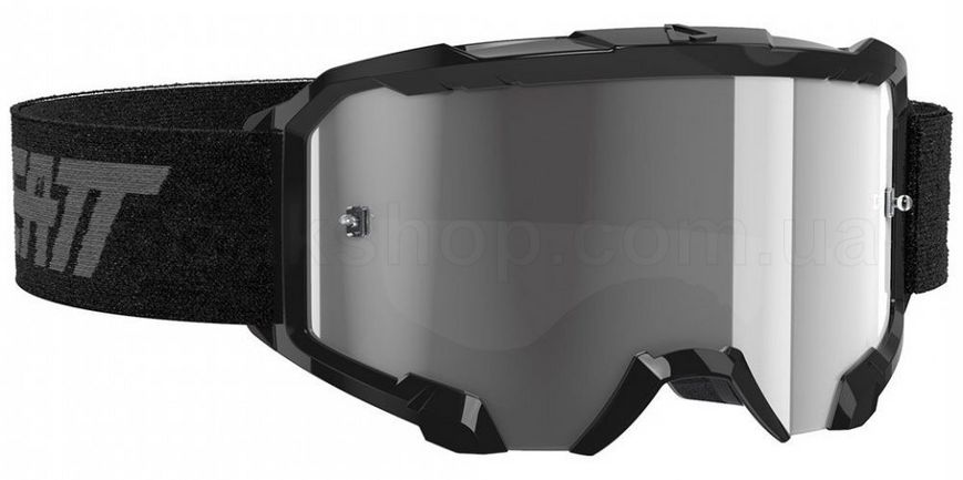 Маска LEATT Goggle Velocity 4.5 - Light Grey 58% [Black], Mirror Lens