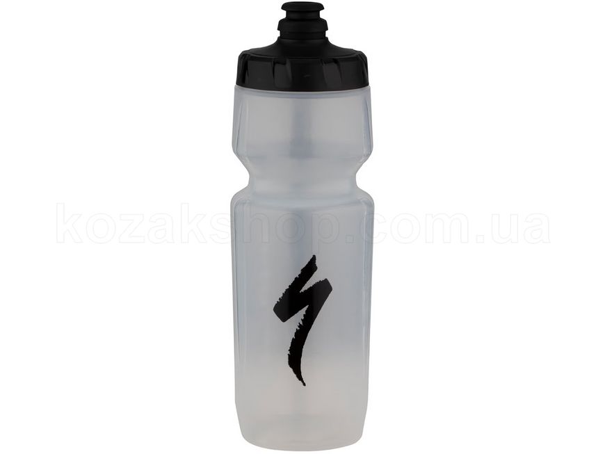Фляга Specialized Purist Hydroflo MoFlo Bottle [TRANS/BLK S-LOGO], 680 мл (44317-2330)