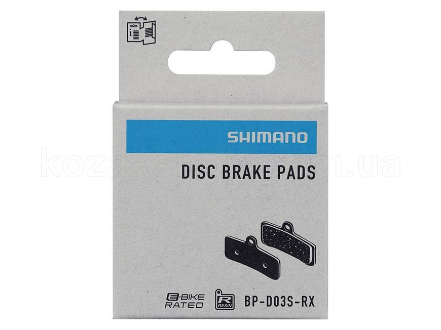 Тормозные колодки Shimano Disc Brake Pads D03S-RX Resin