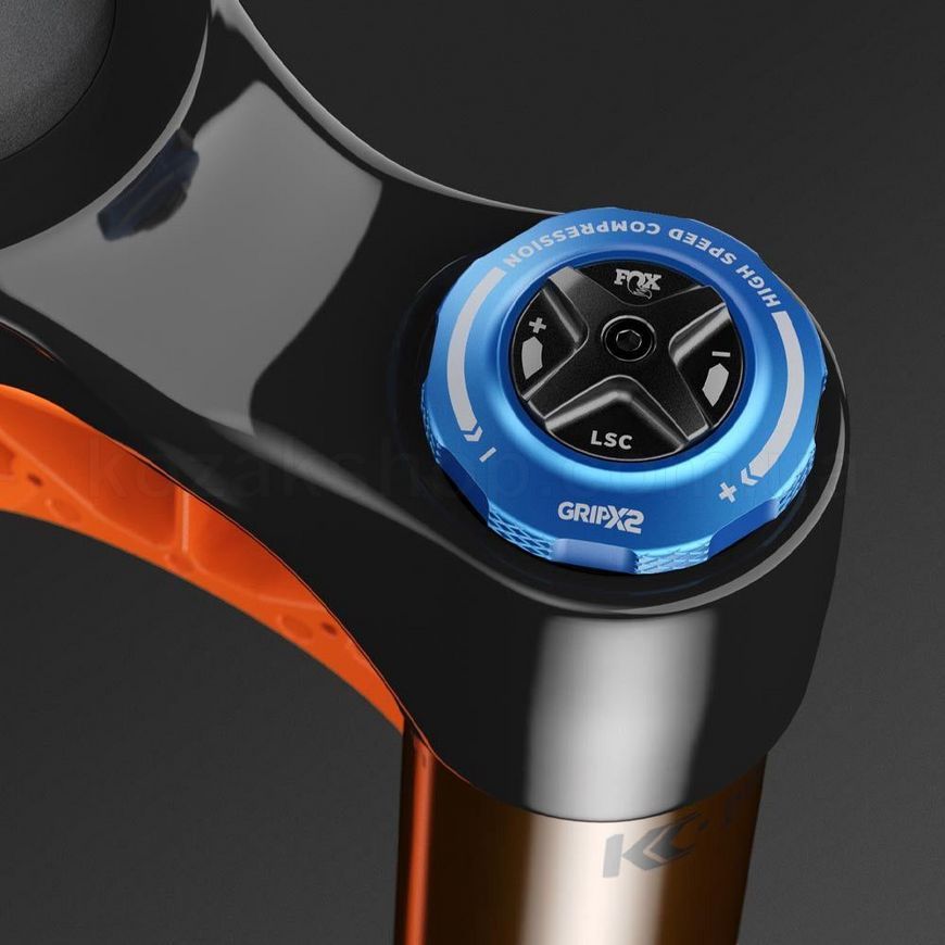 Вилка FOX 36 Float 29" GRIP X2 E-MTB Factory Kashima, 160, HSC, LSC, HSR, LSR, Shiny Blk, Neutral/Gloss Blk Logo, Kabolt X 110, BLK, No ABS, 1.5 T, 58HT, 44mm Rake, AM, 2026