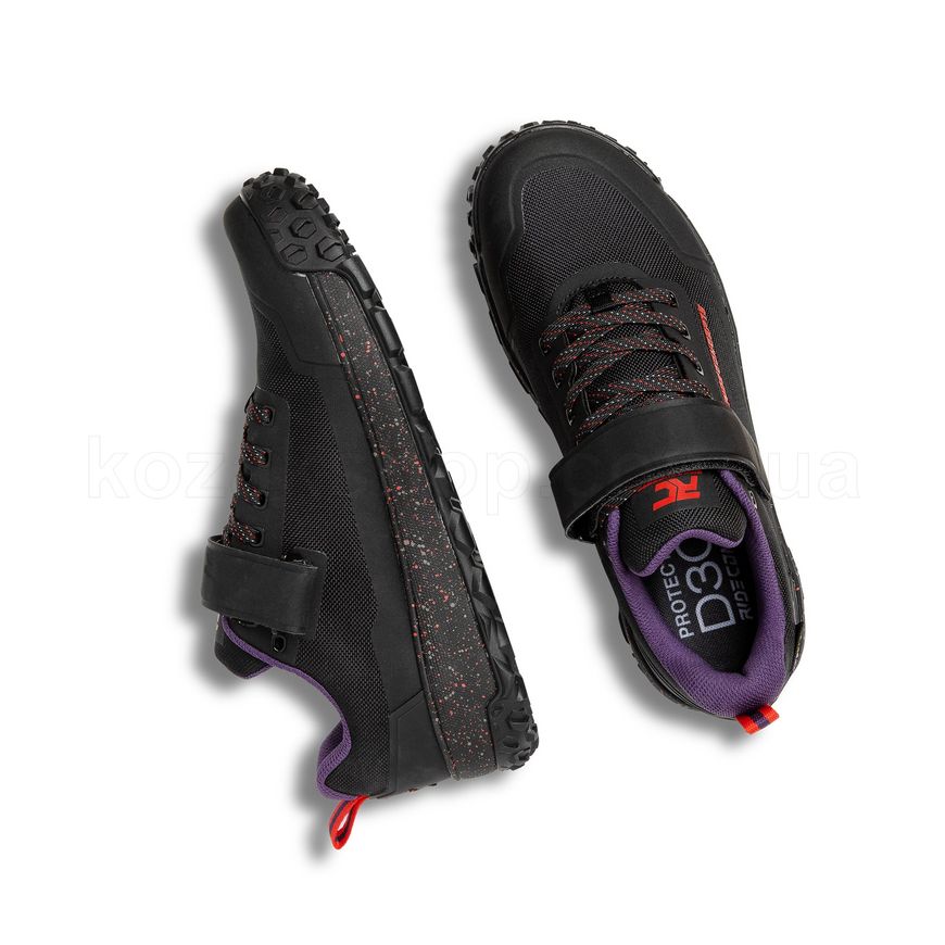 Контактная вело обувь Ride Concepts Tallac Clip Men's [Black/Red] - US 10