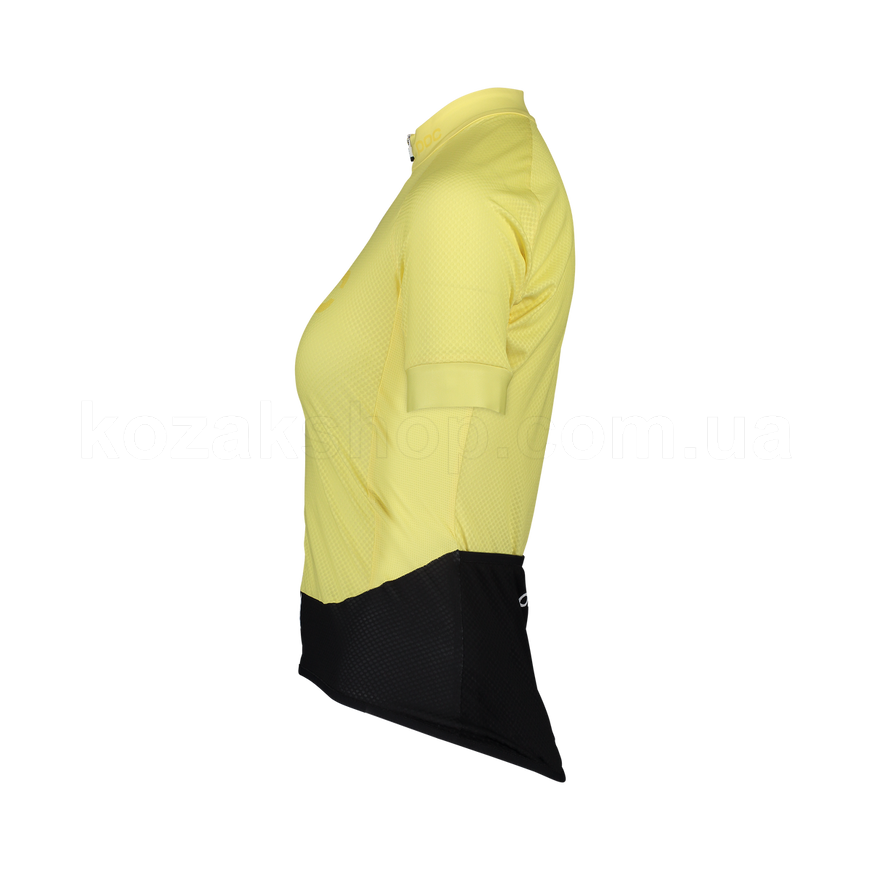 Джерси женская POC W's Essential Road Logo Jersey (Lt Sulfur Yellow/Sulfur Yellow, L)