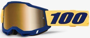 Маска 100% ACCURI 2 Goggle [Desoto], Mirror Gold Lens