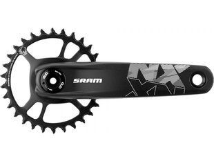 Шатуны SRAM NX Eagle Fat Bike 4" DUB 12шв 165 Direct Mount Зірка 30t X-SYNC 2 Steel Black