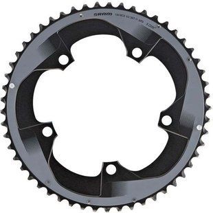 Зірка SRAM Chain Ring Road Force22 X-Glide R 53T Yaw 11 Speed S3 HiddenBolt/Non Hidden Bolt 130 BCD Alum 5mm Blast Black BB30 or GXP(53-39)