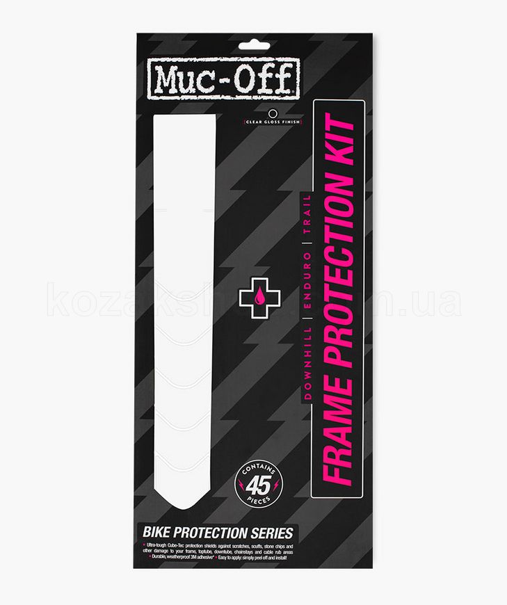 Защитные наклейки на раму MUC-OFF Frame Protection Kit - Clear Gloss