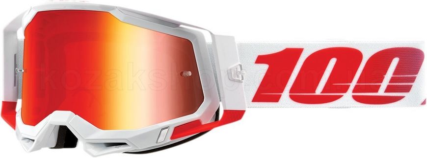 Маска 100% RACECRAFT 2 Goggle St-Kith - Mirror Red Lens, Mirror Lens