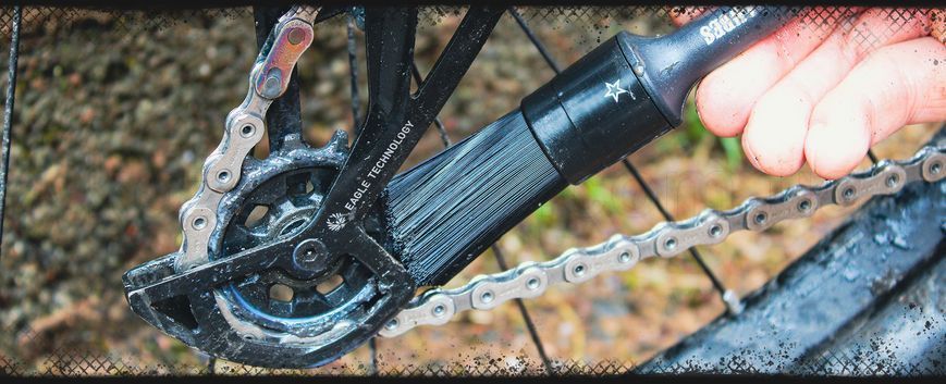 Щетка Juice Lubes Stiffler, Drivetrain Brush