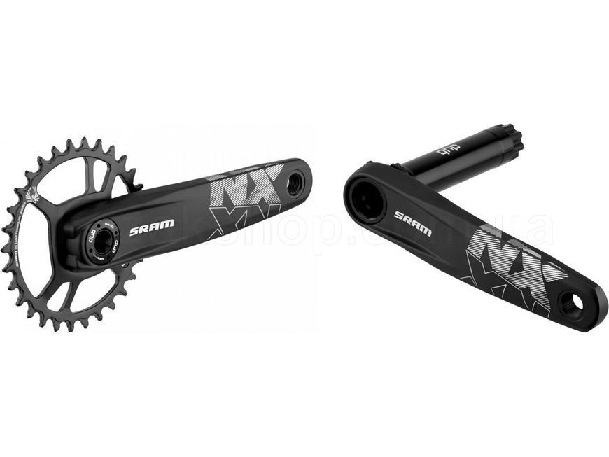Шатуны SRAM NX Eagle Fat Bike 4" DUB 12шв 165 Direct Mount Зірка 30t X-SYNC 2 Steel Black