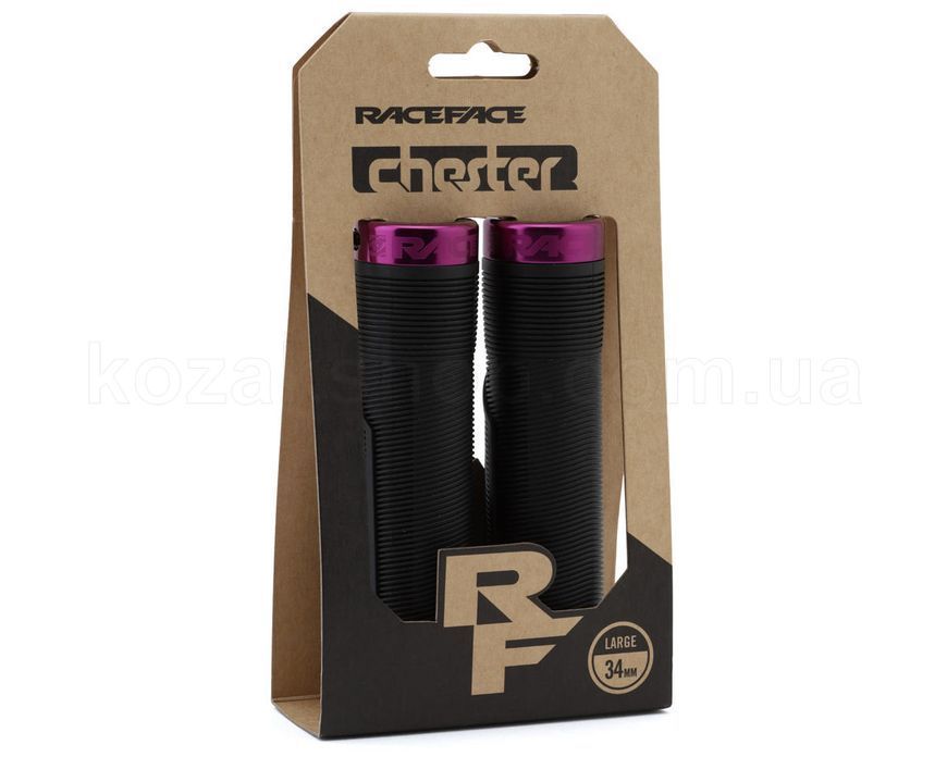 Гріпси Race Face CHESTER, 34MM, [BLACK,PURPLE]