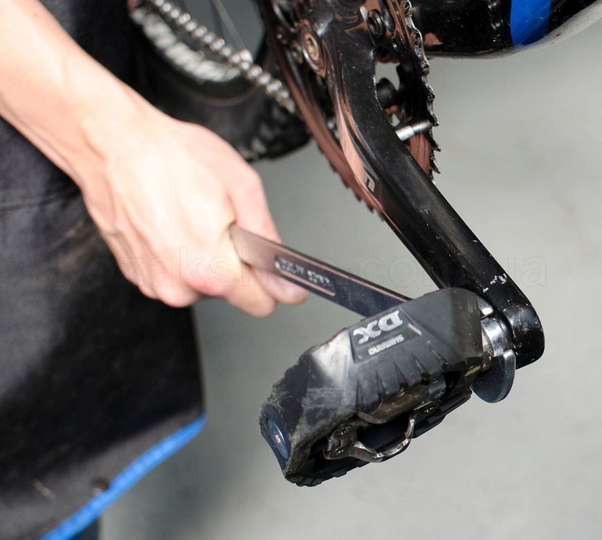 Ключ педальний подвійний 15X15 Unior Tools Double ended pedal wrench