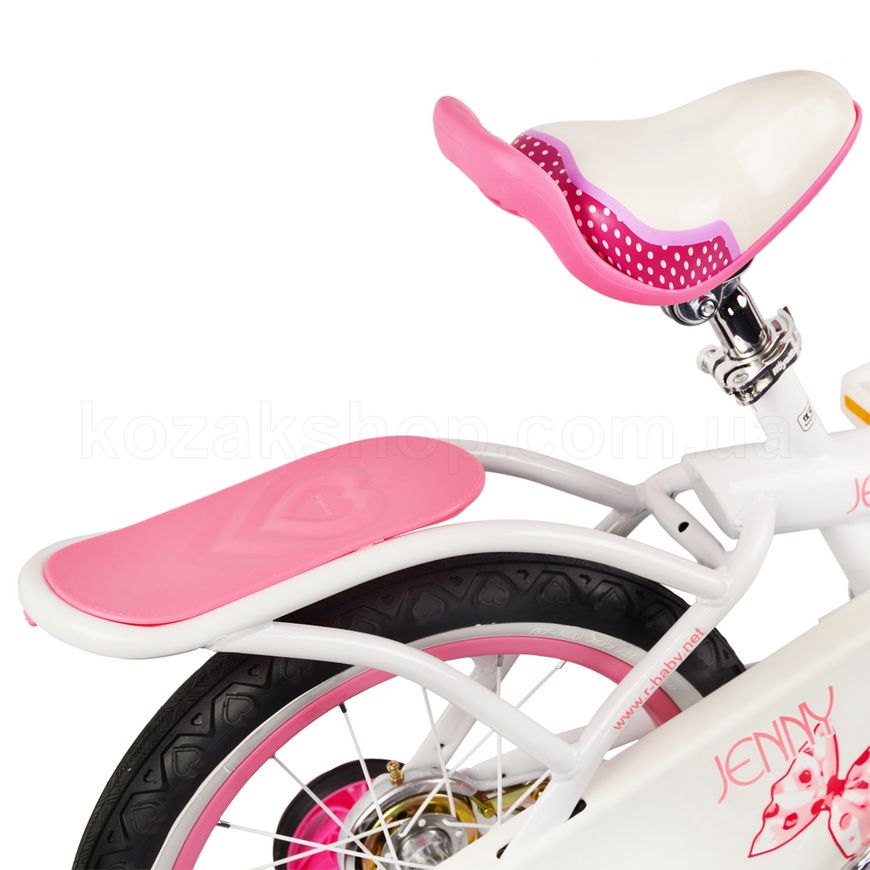 Дитячий велосипед RoyalBaby JENNY GIRLS 14", OFFICIAL UA, білий