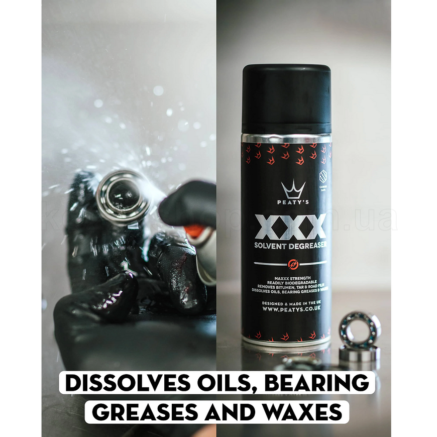 Дегризер обезжириватель Peaty's XXX Solvent Degreaser, 400ml