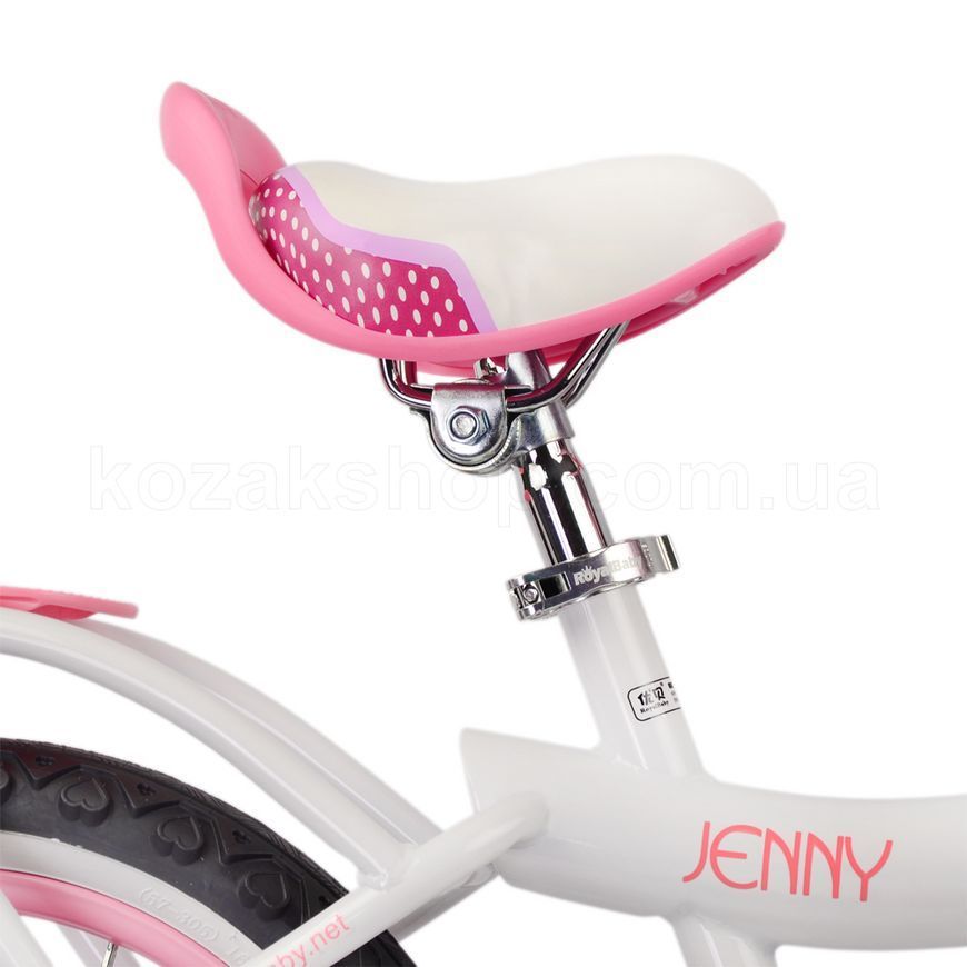 Дитячий велосипед RoyalBaby JENNY GIRLS 14", OFFICIAL UA, білий