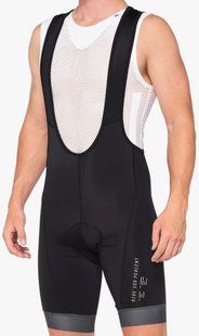 Вело шорты с лямками Ride 100% EXCEEDA Bib Shorts [Black], XLarge