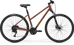 Жіночий велосипед MERIDA CROSSWAY 100 Lady III2 - XS, [MATT BRONZE(SILVER-BROWN)]