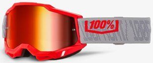 Маска 100% ACCURI 2 Goggle [Gatorback], Mirror Red Lens