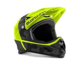 Шлем Bluegrass Intox Fluo Yellow Black Camo | Matt, L (58-60 см)