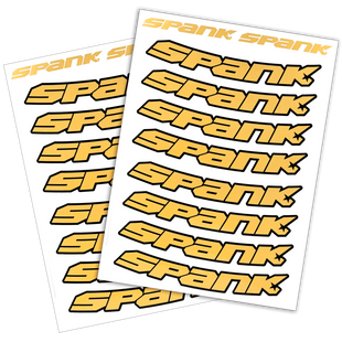 Набор наклеек на обода SPANK Decal kit, Gold