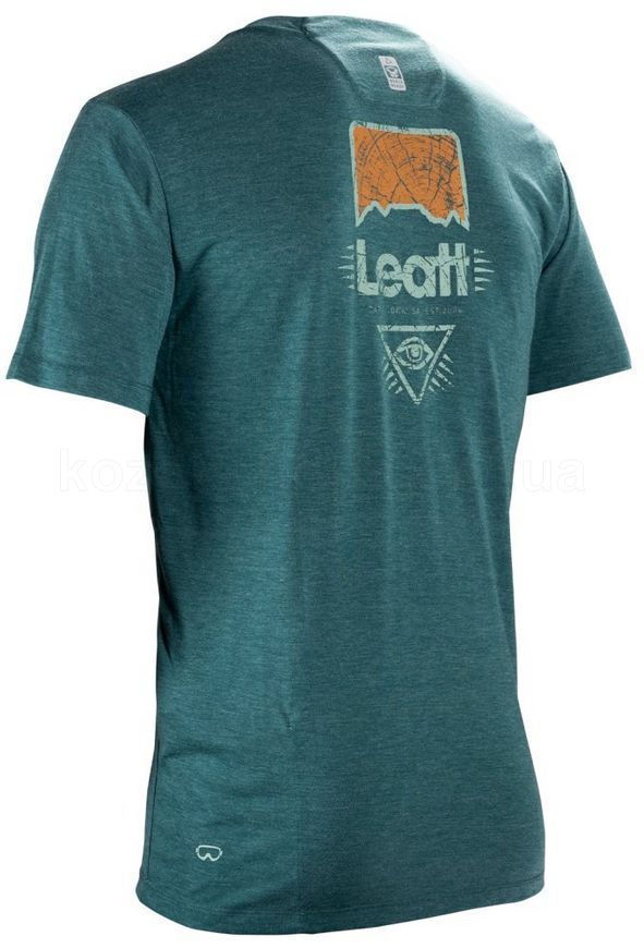 Вело джерси LEATT MTB 1.0 Gravity Jersey SS [Teal], M
