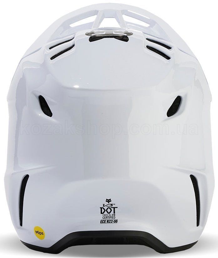 Мотошолом FOX V3 RS Helmet - SOLID [White], L