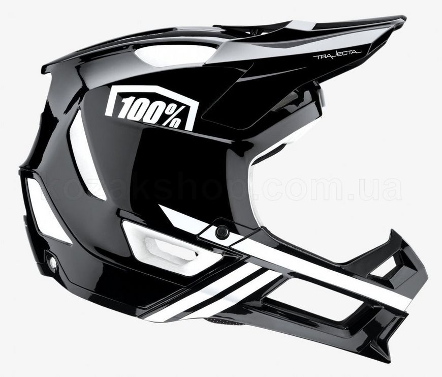 Вело шолом Ride 100% TRAJECTA Helmet [Black / White], M