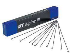 Вигнуті спиці DT Swiss Alpine III 2.0/1.8/2.34 x 261 мм - 100шт [Black]