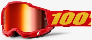 Маска Ride 100% ACCURI 2 Goggle Red - Mirror Red Lens, Mirror Lens