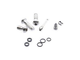 Комплект крепежа калипера тормоза SRAM DISC BRAKE CALIPER HARDWARE KIT - (INCLUDES STAINLESS BODY BOLT, BANJO BOLT, SINGLE PORT BLEED SCREW, PAD PIN) S4 CALIPER - G2 RSC/ULT/LEVEL 4PISTON (11.5018.057.000)