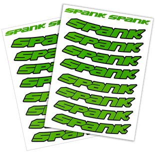 Набор наклеек на обода SPANK Decal kit, Green