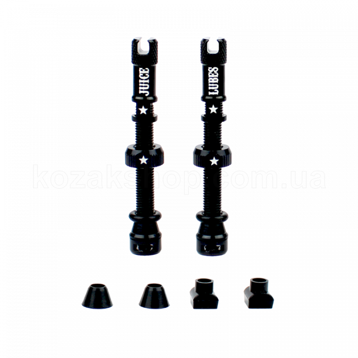 Ниппели бескамерные Juice Lubes - 48 мм [Black]