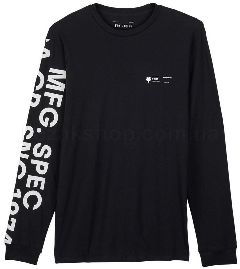 Футболка FOX BARGE PREMIUM Long Sleeve Tee [Black], M