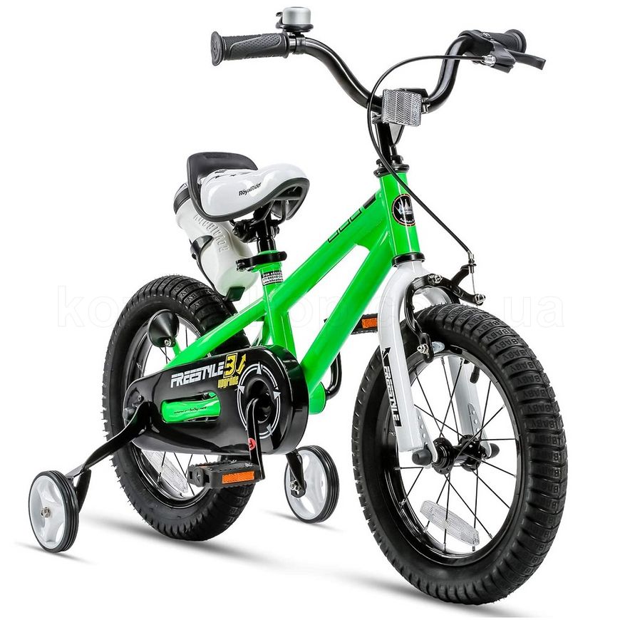 Дитячий велосипед RoyalBaby FREESTYLE 12", OFFICIAL UA, зелений