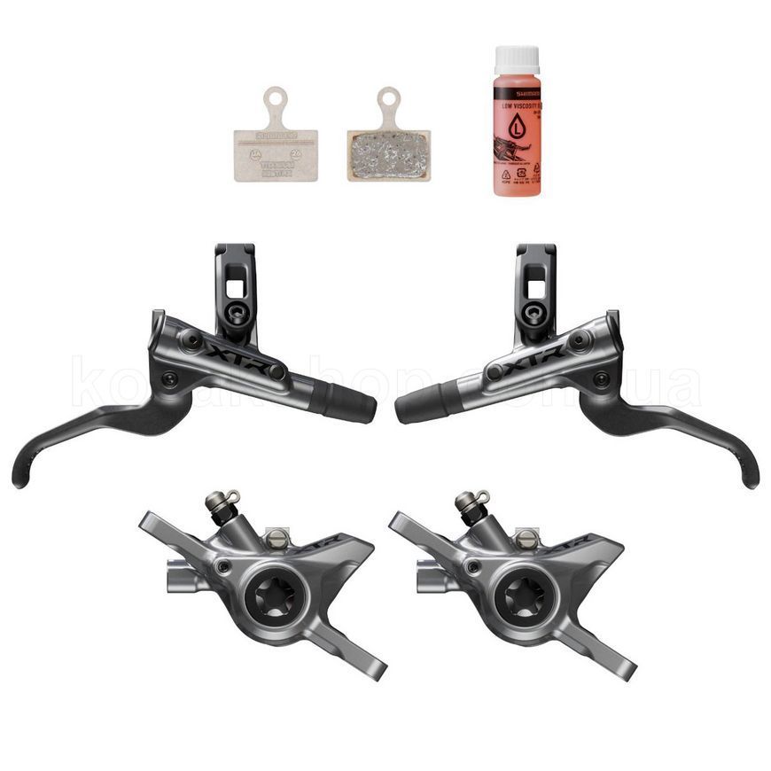 Тормоз Shimano XTR M9200 2-поршневой комплект передний/задний